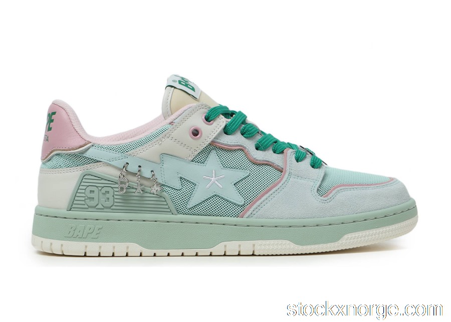 Outlet A Bathing Ape Bape SK8 Sta BAPY Minty Green (W)