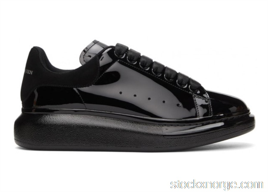 Outlet Alexander McQueen Oversized Black Patent 662645WIA33