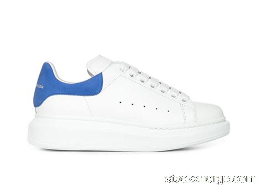 Outlet Alexander McQueen Oversized White Electric Blue (W) 553770WHGP79255