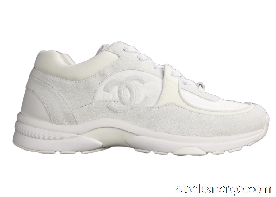 Outlet Chanel CC White Suede G33745 Y52846 0G975