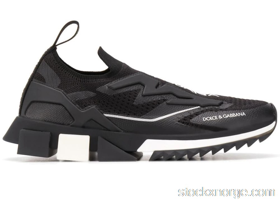 Outlet Dolce & Gabbana Sorrento Slip On Black White Sole (W) CK1823AW478