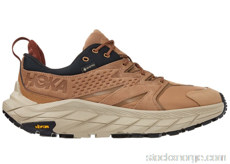 Outlet Hoka One One Anacapa Low Gore-Tex Tiger's Eye Tan 1122017-TEBC