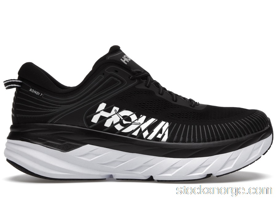 Outlet Hoka One One Bondi 7 Black White 1110518-BWHT