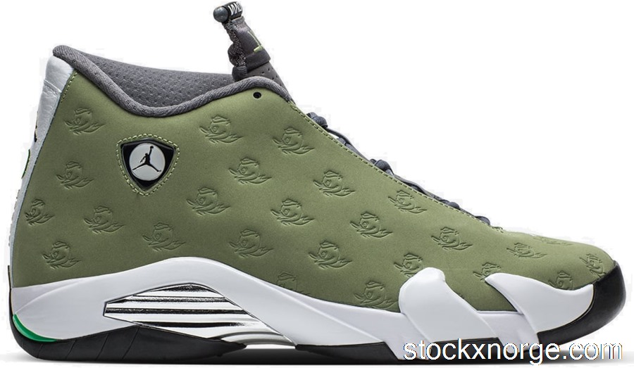 Outlet Jordan 14 Retro Oregon Ducks PE Green