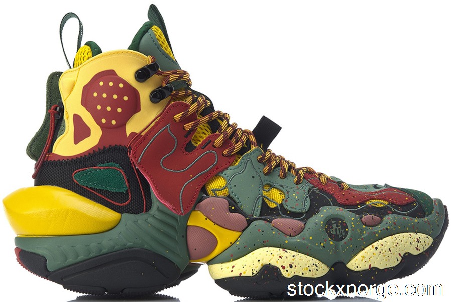 Outlet Li-Ning 2020 Ace Green Red Yellow (Kith exclusive)