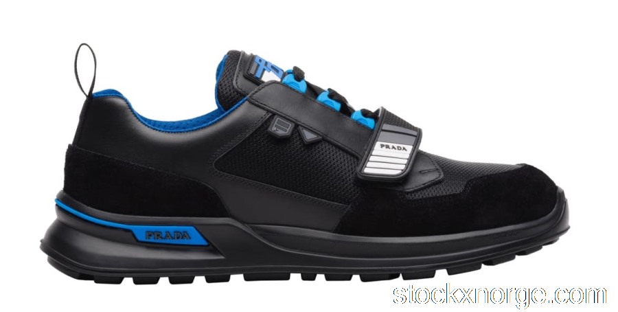 Outlet Prada Mechano Leather Black Blue 2EG266_3V71_F0D8J