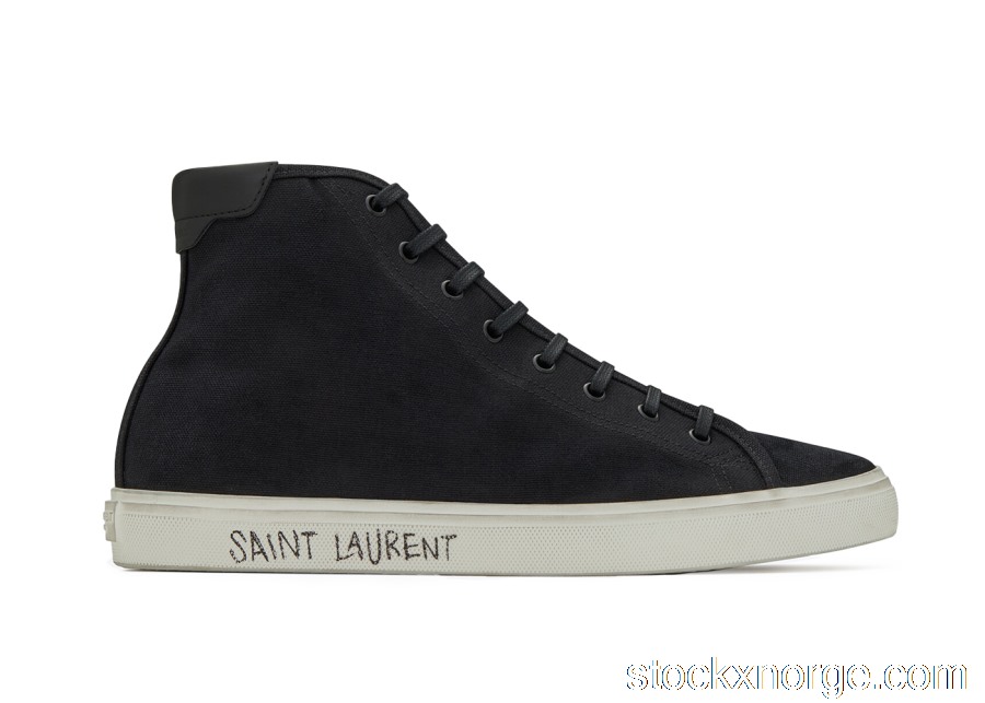 Outlet Saint Laurent Malibu Mid Black White 606075GUZ201000