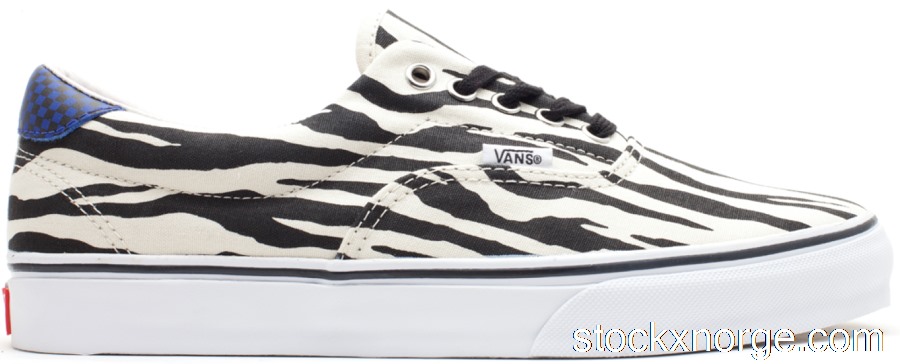 Outlet Vans Era Style 46 Supreme Zebra White VN-OLO84KH