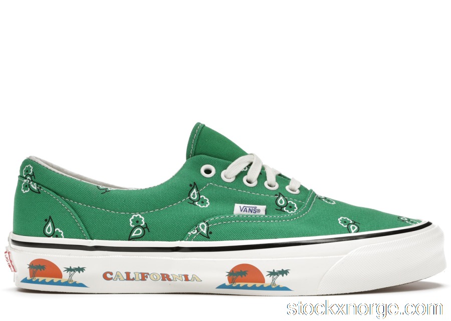 Outlet Vans OG Era Paisley Green VN0A4BVAXE4