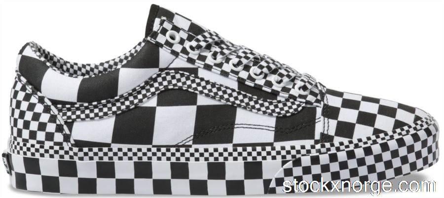 Outlet Vans Old Skool All-Over Checkerboard