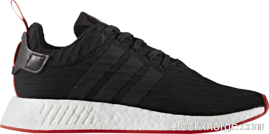 Outlet adidas NMD R2 Core Black Red Two Toned BA7252