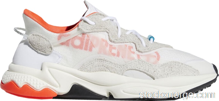Outlet adidas Ozweego Big Logo White Solar Red EH0252