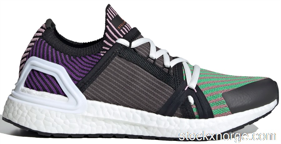 Outlet adidas Ultra Boost 20 Stella McCartney Semi Flash Green Sharp Purple (W) FU8975